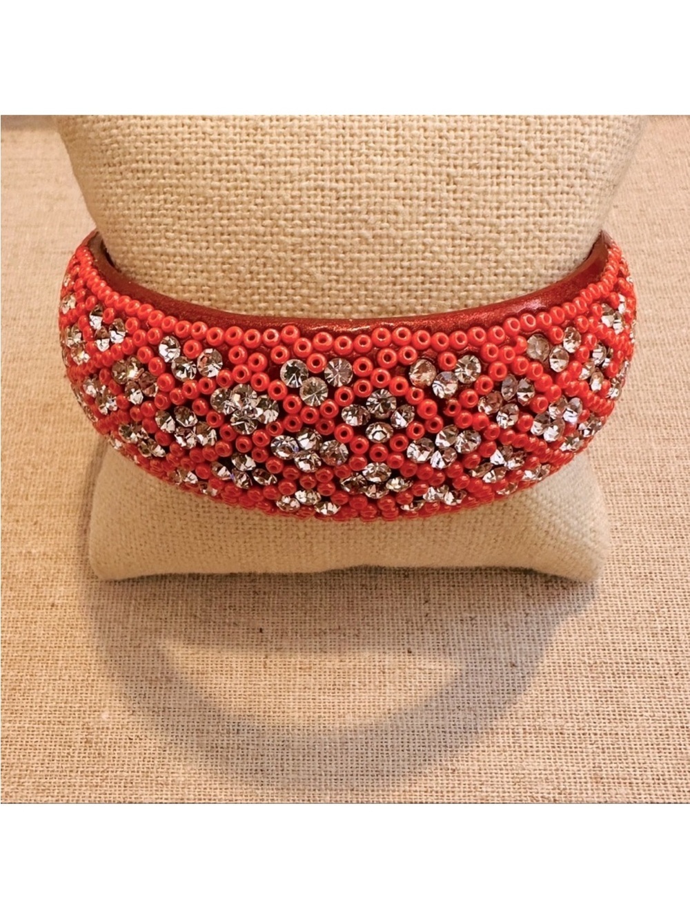 Vintage | Bracelet | Coral Bead & Crystal Bracelets